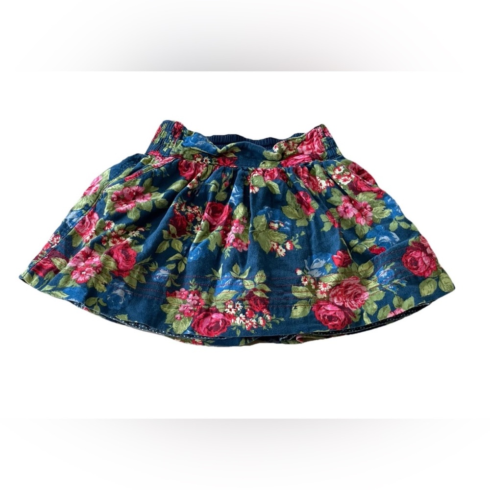 Abercrombie & Fitch kids navy Blue floral skirt.